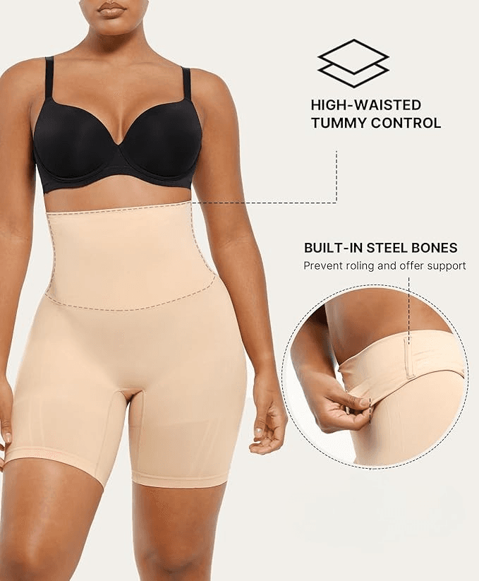 High Waist Tummy Shaper Shorts